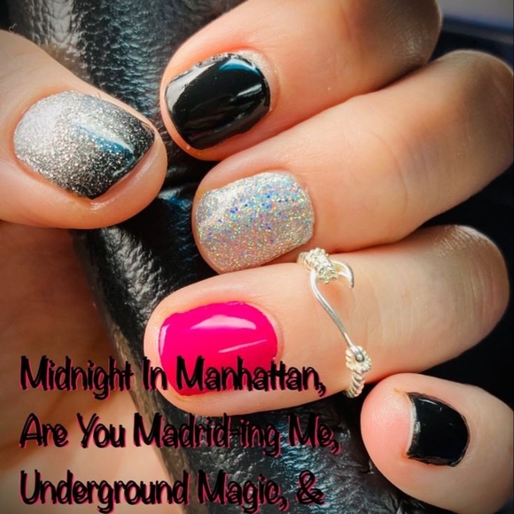 Color Street Nail Polish Strips in shade Midnight in Manhattan - Picture 3 of 5